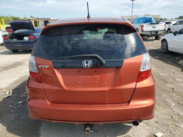 JHMGE8H52CC012800 - 2012 HONDA FIT SPORT ORANGE photo 6