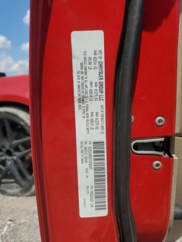 2C3CDXBG8CH258307 - 2012 DODGE CHARGER SE RED photo 12