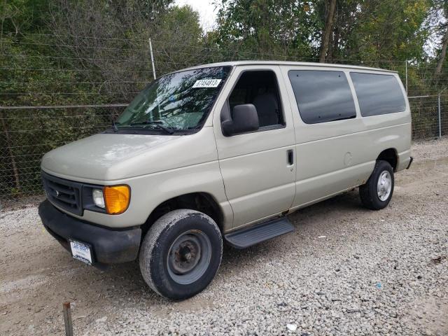 1FBNE31L56HA24519 - 2006 FORD ECONOLINE E350 SUPER DUTY WAGON TAN photo 1