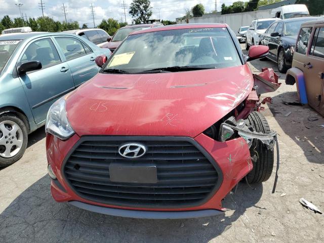 KMHTC6AE9EU211341 - 2014 HYUNDAI VELOSTER TURBO RED photo 5