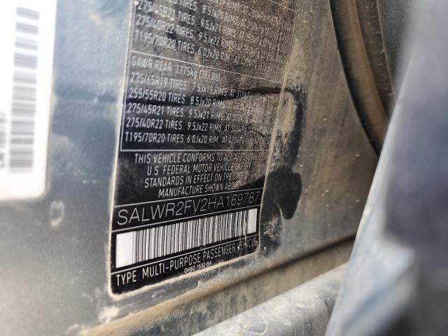 SALWR2FV2HA169787 - 2017 LAND ROVER RANGE ROVE HSE GREEN photo 14