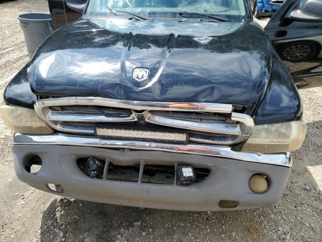 1D7HL48NX4S782440 - 2004 DODGE DAKOTA QUAD SLT BLACK photo 11