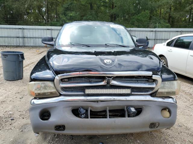 1D7HL48NX4S782440 - 2004 DODGE DAKOTA QUAD SLT BLACK photo 5