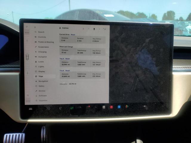 5YJSA1E61MF455682 - 2021 TESLA MODEL S 黑色 照片 9