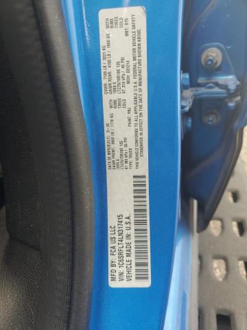 1C6SRFLT4LN317415 - 2020 RAM 1500 REBEL BLUE photo 13