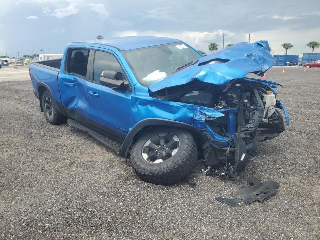 1C6SRFLT4LN317415 - 2020 RAM 1500 REBEL BLUE photo 4