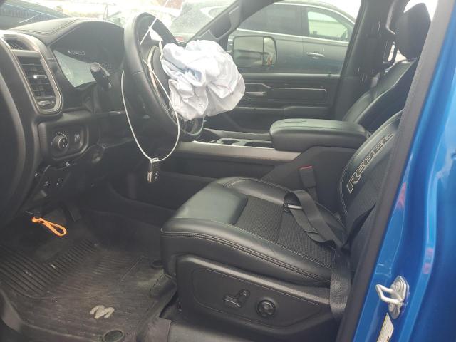1C6SRFLT4LN317415 - 2020 RAM 1500 REBEL BLUE photo 7