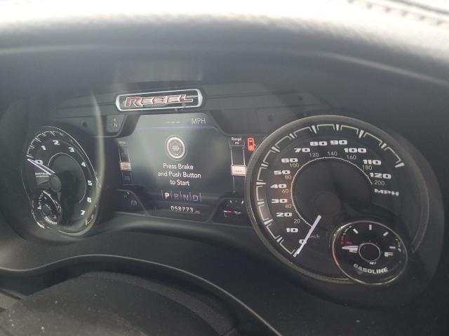 1C6SRFLT4LN317415 - 2020 RAM 1500 REBEL BLUE photo 9