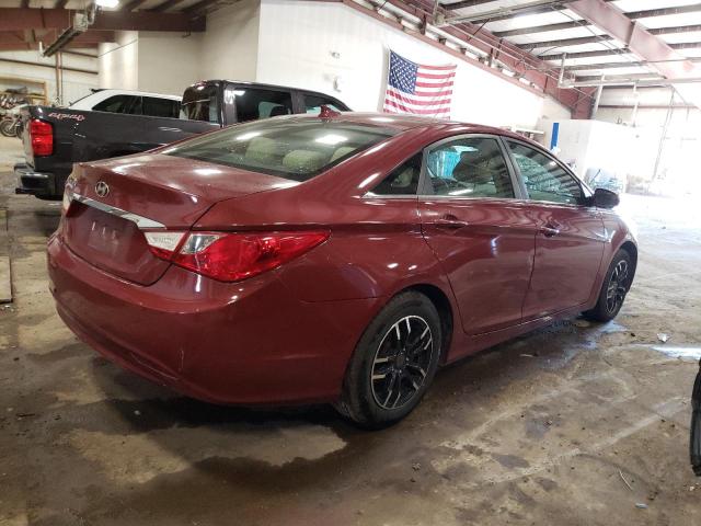 5NPEB4AC1DH540613 - 2013 HYUNDAI SONATA GLS BURGUNDY photo 3