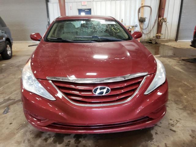 5NPEB4AC1DH540613 - 2013 HYUNDAI SONATA GLS BURGUNDY photo 5