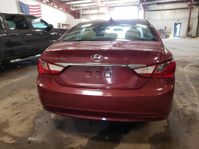 5NPEB4AC1DH540613 - 2013 HYUNDAI SONATA GLS BURGUNDY photo 6