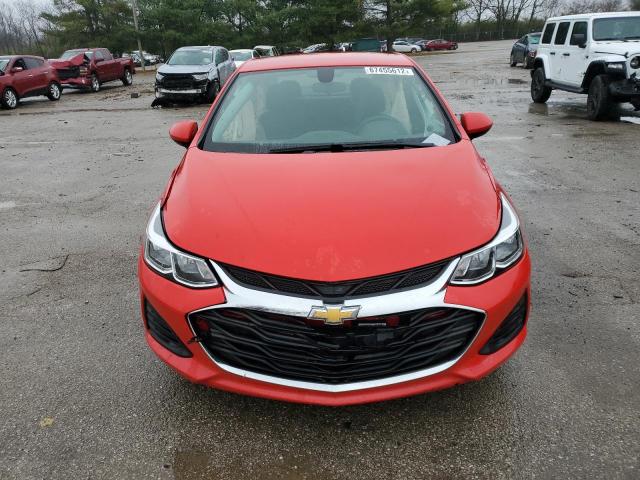 1G1BJ5SM9K7103407 - 2019 CHEVROLET CRUZE RED photo 5