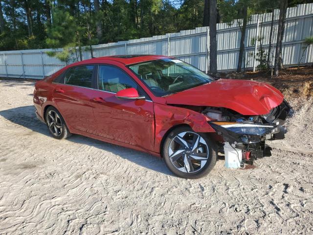 KMHLN4AJ7PU051720 - 2023 HYUNDAI ELANTRA LIMITED RED photo 4