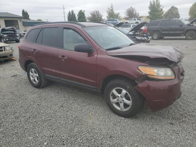 5NMSG13D78H158467 - 2008 HYUNDAI SANTA FE GLS MAROON photo 4