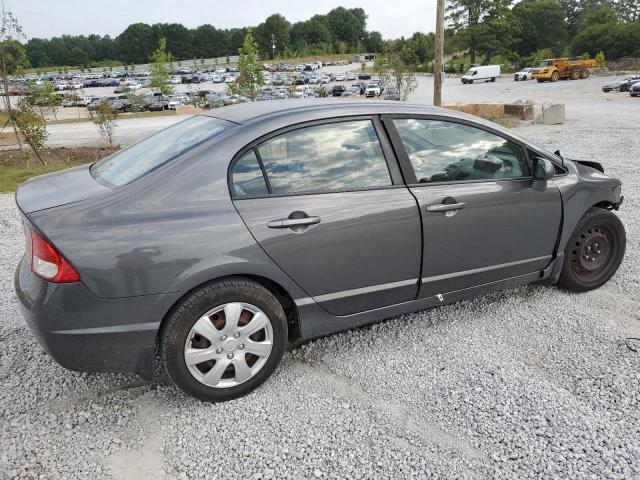 2HGFA1F54AH300395 - 2010 HONDA CIVIC LX GRAY photo 3