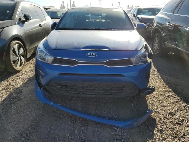 3KPA24AD0ME423682 - 2021 KIA RIO LX BLUE photo 5