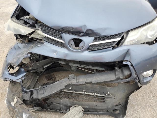 JTMWFREV5D5002725 - 2013 TOYOTA RAV4 XLE BLUE photo 12