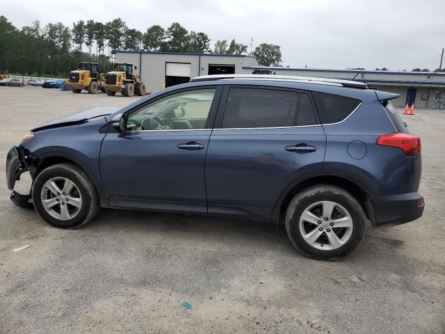 JTMWFREV5D5002725 - 2013 TOYOTA RAV4 XLE BLUE photo 2