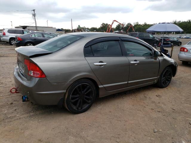 2HGFA165X8H310312 - 2008 HONDA CIVIC LX GRAY photo 3