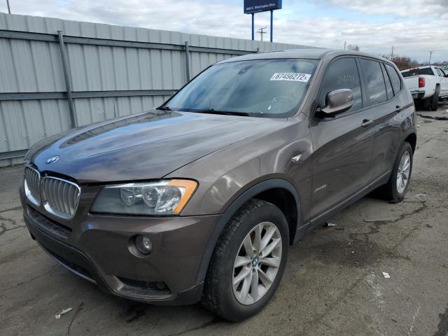 5UXWX9C5XD0A16246 - 2013 BMW X3 XDRIVE28I BROWN photo 1