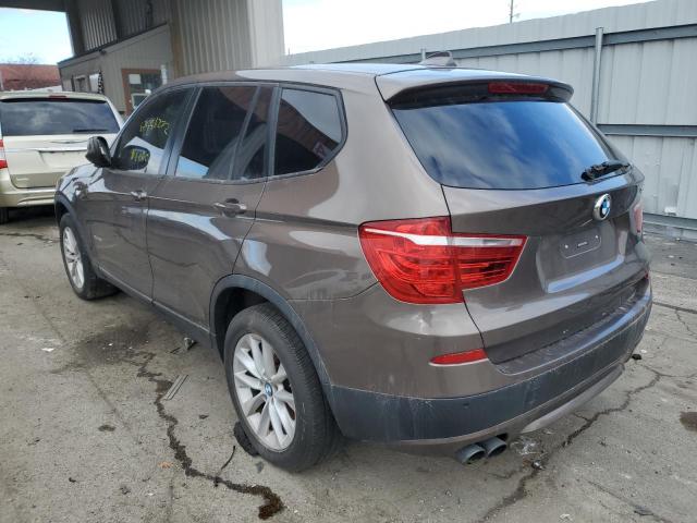 5UXWX9C5XD0A16246 - 2013 BMW X3 XDRIVE28I ყავისფერი ფოტო 2