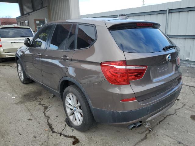 5UXWX9C5XD0A16246 - 2013 BMW X3 XDRIVE28I BROWN photo 2