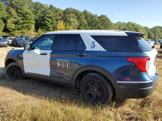 1FM5K8AB2NGA27127 - 2022 FORD EXPLORER POLICE INTERCEPTOR TWO TONE photo 2