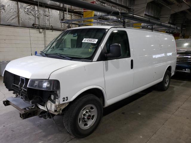 1GTZ7UCG4E1131291 - 2014 GMC SAVANA G3500 WHITE photo 1