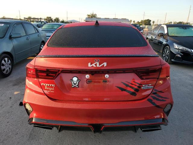 3KPF44AC7NE493561 - 2022 KIA FORTE GT RED photo 6