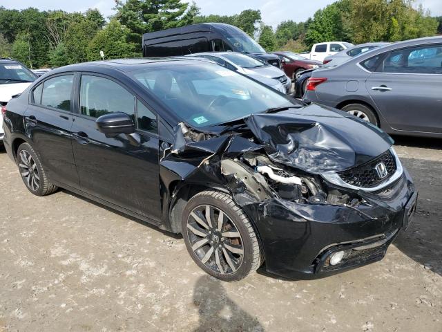 19XFB2F9XFE279916 - 2015 HONDA CIVIC EXL შავი ფოტო 4