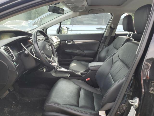 19XFB2F9XFE279916 - 2015 HONDA CIVIC EXL შავი ფოტო 7