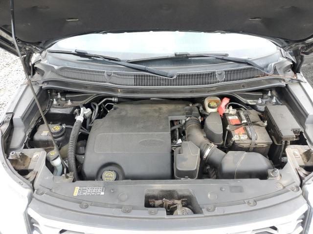 1FM5K8D89HGB69429 - 2017 FORD EXPLORER XLT BLACK photo 12