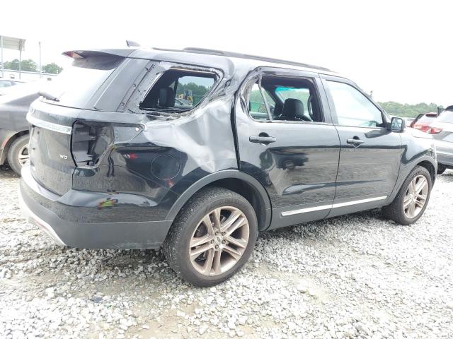 1FM5K8D89HGB69429 - 2017 FORD EXPLORER XLT BLACK photo 3