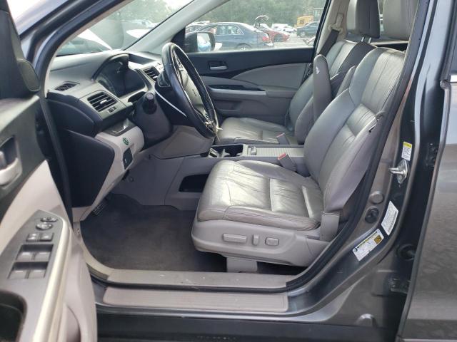 2HKRM4H75DH688073 - 2013 HONDA CR-V EXL GRAY photo 7