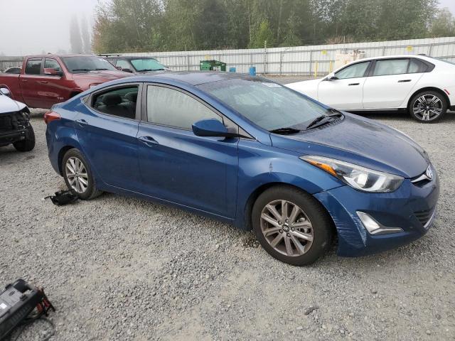 KMHDH4AE7GU542321 - 2016 HYUNDAI ELANTRA SE BLUE photo 4