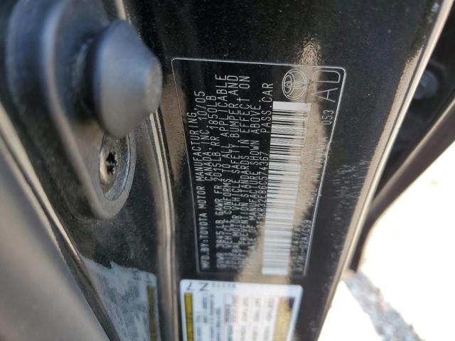 2T1KR32E86C574367 - 2006 TOYOTA COROLLA MA XR GRAY photo 13