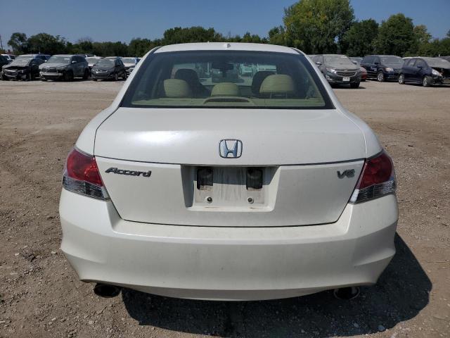 5KBCP3F8XAB006352 - 2010 HONDA ACCORD EXL WHITE photo 6