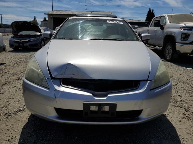 1HGCM66513A088564 - 2003 HONDA ACCORD EX ვერცხლისფერი ფოტო 5