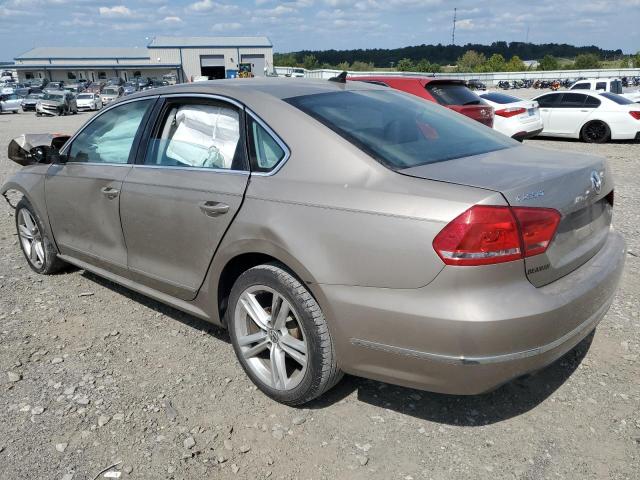 1VWCV7A36FC024727 - 2015 VOLKSWAGEN PASSAT SEL BEIGE photo 2