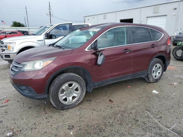 5J6RM4H31EL099008 - 2014 HONDA CR-V LX BURGUNDY photo 1