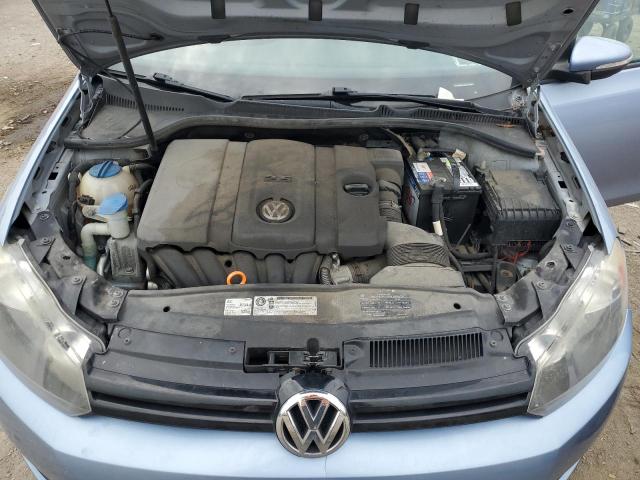 WVWBB7AJ8BW183392 - 2011 VOLKSWAGEN GOLF BLUE photo 11