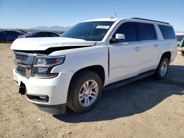 1GNSCHKC1HR196499 - 2017 CHEVROLET SUBURBAN C1500 LT WHITE photo 1