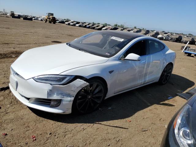 5YJSA1E24GF147486 - 2016 TESLA MODEL S Weiß Foto 1
