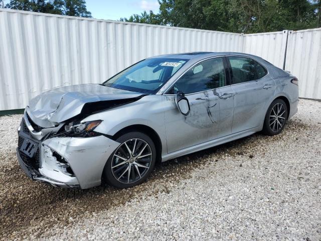 4T1S11AK3PU174445 - 2023 TOYOTA CAMRY SE NIGHT SHADE SILVER photo 1