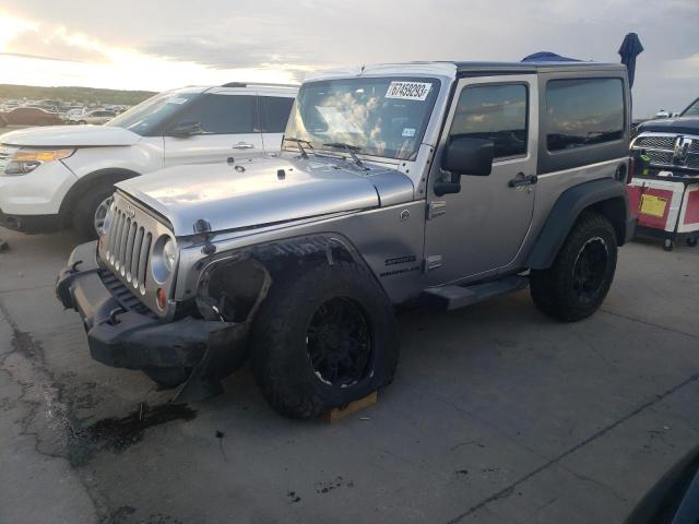 1C4AJWAG8DL617828 - 2013 JEEP WRANGLER SPORT SILVER photo 1