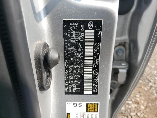 JTDEPRAE3LJ004865 - 2020 TOYOTA COROLLA LE Күміс фото 12