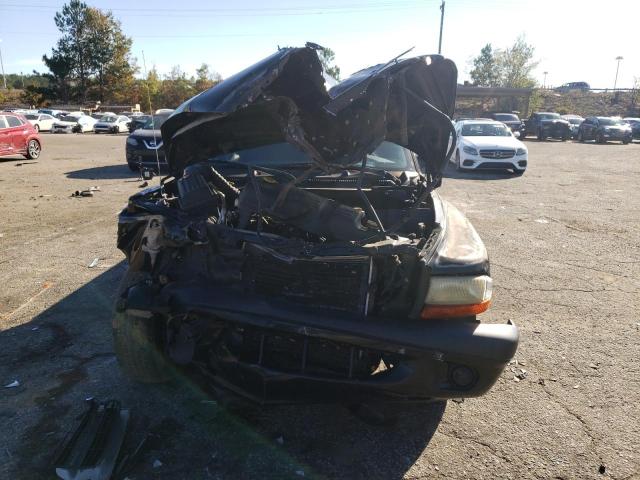 1B7GL22X41S344173 - 2001 DODGE DAKOTA BLACK photo 5