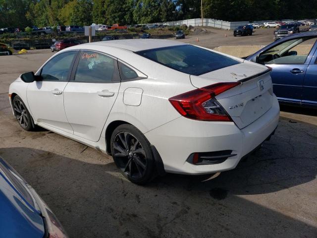 2HGFC2F8XKH535282 - 2019 HONDA CIVIC SPORT WHITE photo 2