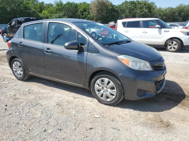 JTDKTUD36CD525301 - 2012 TOYOTA YARIS GRAY photo 4