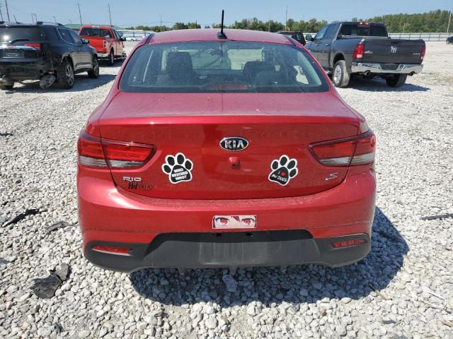 3KPA24AB0KE203759 - 2019 KIA RIO S RED photo 6